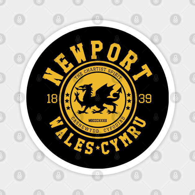 Newport Wales, Chartist Spirit 1839 Magnet by Teessential